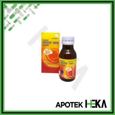 Farsifen Forte Suspensi 60 ml - Sirup Ibuprofen Penurun Panas