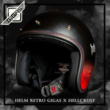 HELM SNI MOTOR RETRO GIGAS x HELLCRUST