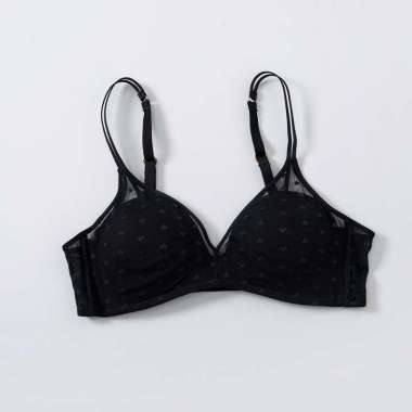 Young Hearts Bra Be Mine Wireless Push Up Y23-20288B - Cup B 36B/080 Black