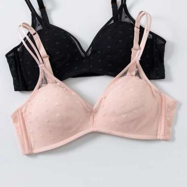 Young Hearts Bra Be Mine Wireless Push Up Y23-20288B - Cup B 34B/075 Light Pink