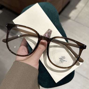 FG Kacamata Transparan Anti Radiasi Wanita Kacamata Korea Fashion Retro Bentuk Kotak Eyeglasses K71 