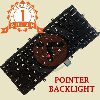Keyboard Laptop Lenovo Thinkpad X230S X240 X240S X250 X260 X270 Pointer Backlight US Layout - Black