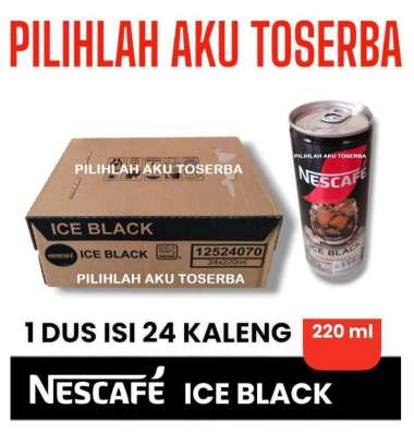 Promo Harga Nescafe Ready to Drink Ice Black 220 ml - Blibli