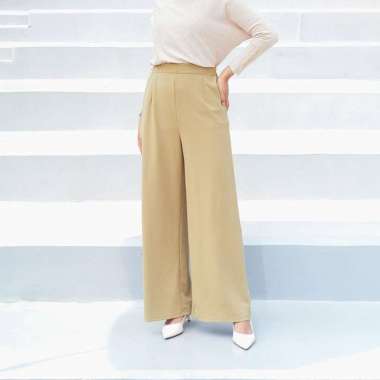 Heaven Lights - Reguler Culottes - Celana Kulot Wanita Muslim M Sand