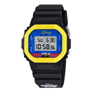 JAM TANGAN PRIA WANITA DIGITAL DIGITEC DONALD DUCK EDITION ORIGINAL BLACK YELLOW MDG-6100T BKYKL MDG