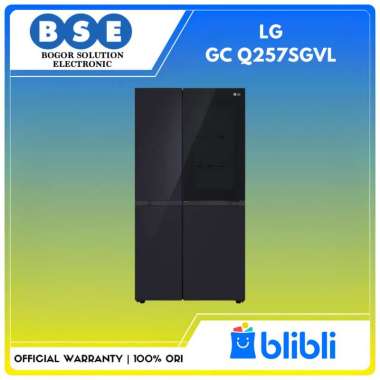 Kulkas Side by Side LG GC Q257SGVL 694L LG InstaView Door-in-Door LG