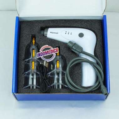 Pompa Bekam Electric BONUS 5 pcs Kop Lengkung Pompa Elektrik / Pump Bekam Electric Hijamah EH1x5