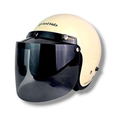 HELM BOGO ANAK USIA 4 S/D 9 TAHUN CARGLOS ANAK cream