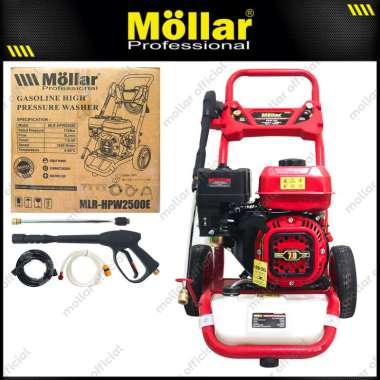 MOLLAR HPW2500E Gasoline High Pressure Washer Mesin Cuci Jet Cleaner Tekanan Tinggi Bensin