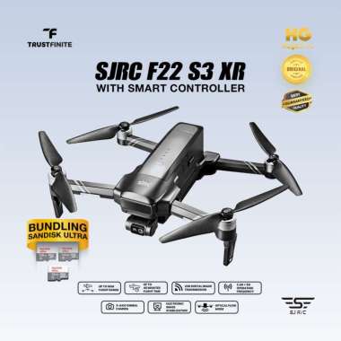 SJRC ROX F22 S3 XR / F11 S3 XR WITH SMART CONTOLLER WITH 3-AXIS GIMBAL BUNDLE 128GB