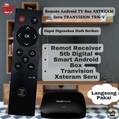 Langsung Connect!!! Remote Stb TV Box Xstream Tranvision Xtreamer Seru Smart Andorid box TRN-V