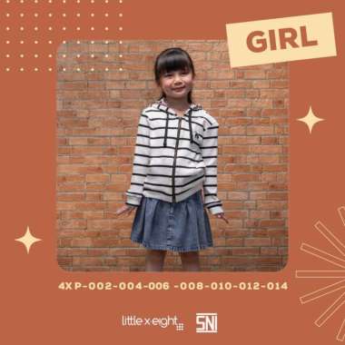 Little X eight Girl Euryale Jacket - Jaket Anak Perempuan 11-12 tahun