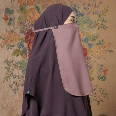 Lozy Hijab - Cadar Tali Anti UV (Niqab Syari Haji dan Umrah Bahan Anti UV) Sparrow