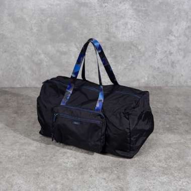 Tas TUMI PACKABLE FOLDABLE CAMO BLUE BLACK DUFFLE BAG 100% ORIGINAL 52X23X37CM