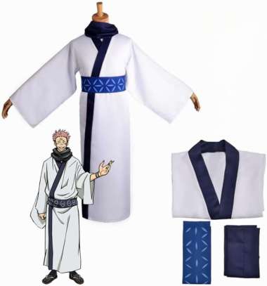Kostum Anime Jujitsu Kaisen Ryomen Sukuna Kostum Cosplay Unisex XXL