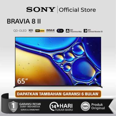 Sony BRAVIA 8 II 65 Inch K-65XR80M2 Smart Google TV OLED 4K HDR Bravia 8 Mark II