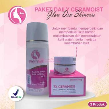 Paket Glowing Daily Ceramoist Drw Skincare Original