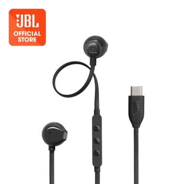JBL Tune 305 C - USB C Wired Hi-Res Earphones Black