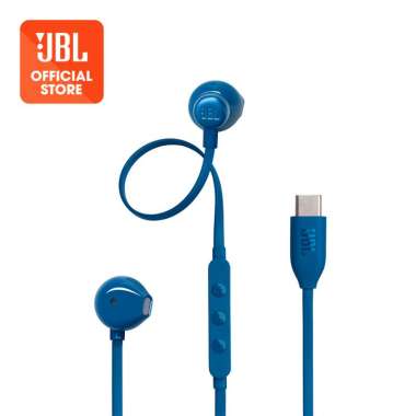 JBL Tune 305 C - USB C Wired Hi-Res Earphones Blue