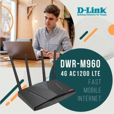 D-link DWR-M960 AC1200 Modem 4G LTE SIM card slot ROUTER Wifi Dual Band