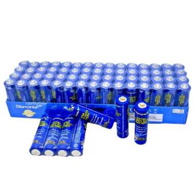 Set 4pc batre diamante Baterai AA 1,5v Battery Extra Diamante Murah 4pc DIAMANTE BIRU
