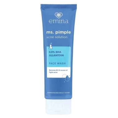 EMINA MS PIMPLE ACNE SOLUTION FACE WASH 50ML