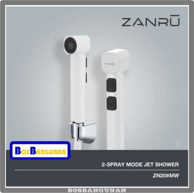 Jet Shower ZANRU ZN20 / Shower Spray ZANRU ZN 20 / Jet Washer Shower Closet 2 Mode Spray with Flexib