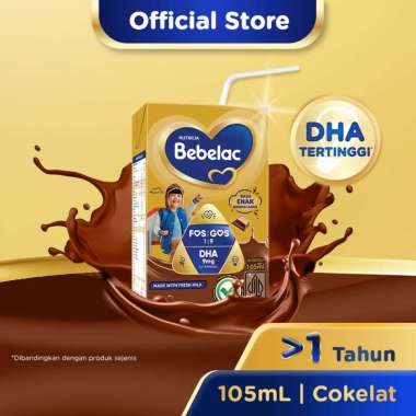 [BARU] Bebelac Susu Formula Cair Rasa Cokelat 105ml