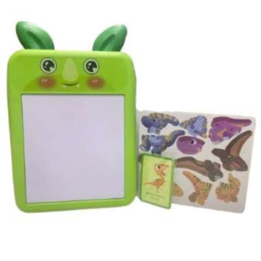 Mainan Magnetic Drawing Anak Dino Mainan Anak Perempuan - Mainan Anak Laki Laki