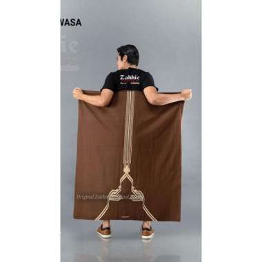 SARUNG SOROT PRIA POLOS DEWASA / SARUNG BATIK PALAIKAT / SARUNG WADIMOR AQS COKLAT