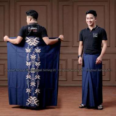 SARUNG SOROT PRIA POLOS DEWASA / SARUNG BATIK PALAIKAT / SARUNG WADIMOR SOROT BIRU