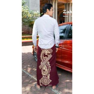 SARUNG SOROT PRIA POLOS DEWASA / SARUNG BATIK PALAIKAT / SARUNG WADIMOR NAGA MERAH