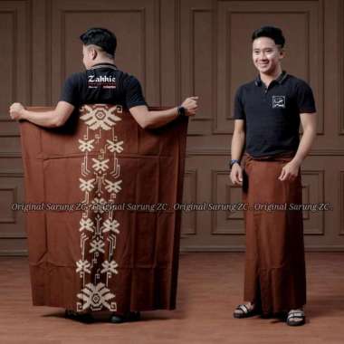 SARUNG SOROT PRIA POLOS DEWASA / SARUNG BATIK PALAIKAT / SARUNG WADIMOR SOROT COKLAT