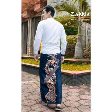 SARUNG SOROT PRIA POLOS DEWASA / SARUNG BATIK PALAIKAT / SARUNG WADIMOR NAGA BIRU