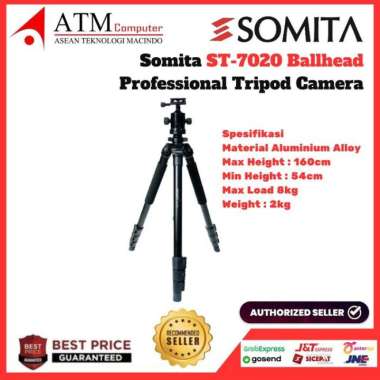 Somita ST-7020 Ballhead / PanHead Kamera Profesional Tripod Video Original Ballhead