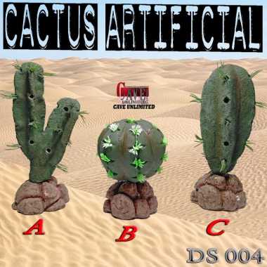 DS004 CACTUS ARTIFICIAL KAKTUS PLANT HIASAN AKUARIUM TANAMAN GURUN RESIN DEKORASI KANDANG TERRARIUM 