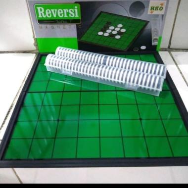 mainan papan magnet reversi othello mainan strategy