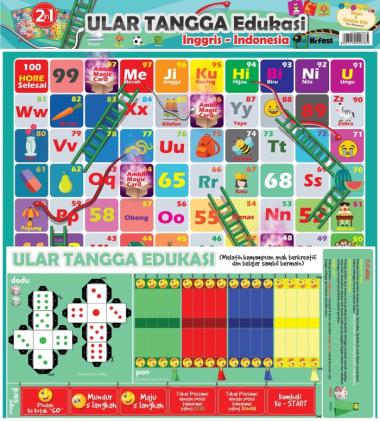 ular tangga edukasi hifest inggris & indonesia