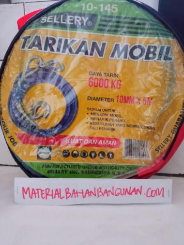 Pengait Kawat Baja 10 mm x 5 Meter Pengangkat Barang Sling Lapis PVC
