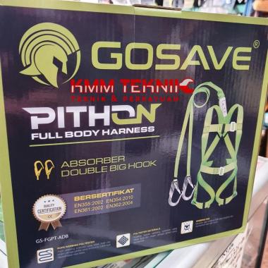 FULL BODY HARNESS DOUBLE BIG HOOK ABSORBER PITHON GOSAVE BERSERTIFIKAT