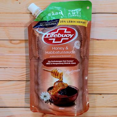 Promo Harga Lifebuoy Body Wash New Series Honey & Habbatussauda 450 ml - Blibli
