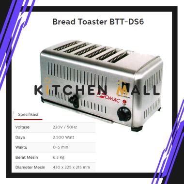 FOMAC BTT-DS6 - PEMANGGANG ROTI BREAD TOASTER 6 SLOT