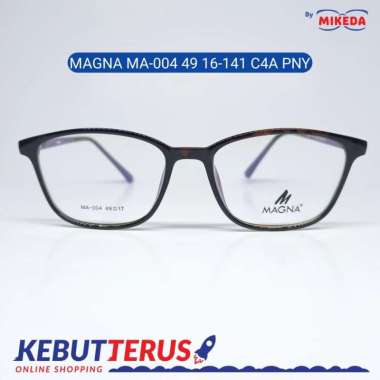 Mikeda-FRAME KACAMATA MAGNA MA - 004 C4A PNY + LENSA(MINUS/CYLINDER) PHOTOCROMIC