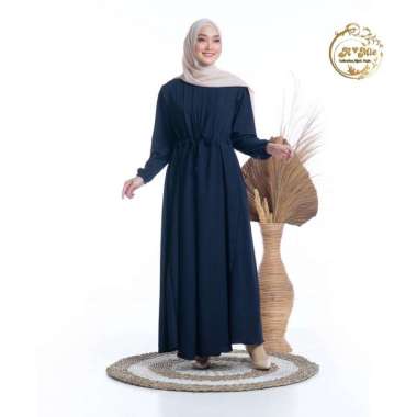 Dress Polos Marwah Dress | Gamis Menyusui | Fashion Muslim Terbaru 2022 | OOTD | Midi Dress | Pakaia