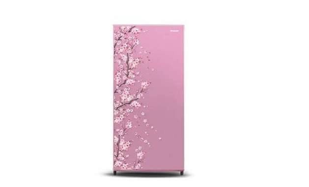 Kulkas SHARP 1 Pintu - 175L / SJ-N192D-SH / SJ-N192D-SB / SJ-N192D-SP Pink