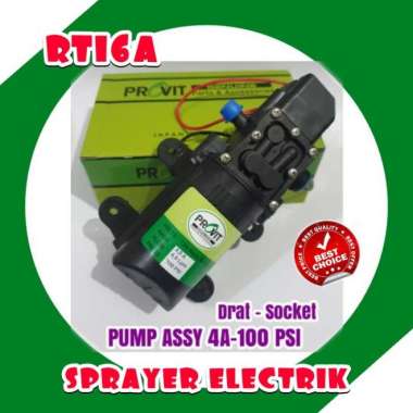 PVT16A DINAMO POMPA DC 12 V MESIN SEMPROT HAMA ELEKTRIK ATAU STEAM