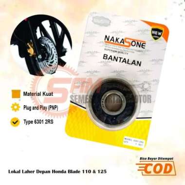 Bearing 6301 Laher Roda Motor Grand Supra Legenda Satria-R Lahar Bebek