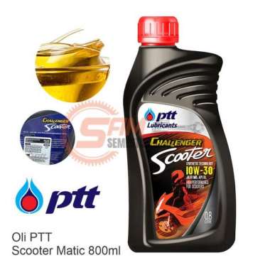 Oli Motor Matic PTT Challenger Scooter 10W30 800ml Scooter Beat Vario