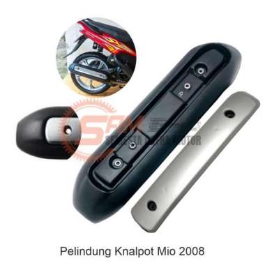 Pelindung Knalpot Mio Sporty 2008 Soul Fino Karbu Cover Plastik Tebal