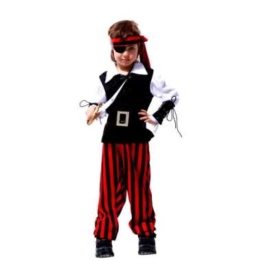 PIRATE COSTUME TODDLER COSPLAY KOSTUM ANAK BAJAK LAUT HALLOWEEN - XL
